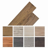 Tavole per Pavimenti 18 pcs Marrone Noce 2,51 m PVC
