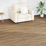 Tavole per Pavimenti 18 pcs Marrone Noce 2,51 m PVC