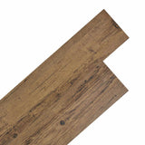 Tavole per Pavimenti 18 pcs Marrone Noce 2,51 m PVC