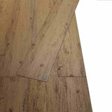 Tavole per Pavimenti 18 pcs Marrone Noce 2,51 m PVC