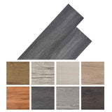 Tavole per Pavimenti 18 pcs Nero e Bianco 2,51 m PVC