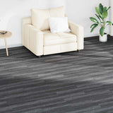 Tavole per Pavimenti 18 pcs Nero e Bianco 2,51 m PVC