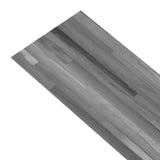 Listoni Pavimenti Autoadesivi in PVC 2,51m 2mm Grigio Striato