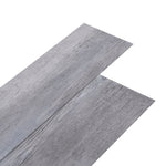 Listoni Pavimenti Autoadesivi in PVC 2,51m 2mm Grigio Opaco