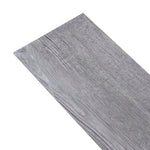 Listoni Pavimenti Autoadesivi in PVC 2,51m 2mm Grigio Opaco