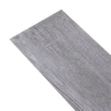 Listoni Pavimenti Autoadesivi in PVC 2,51m 2mm Grigio Opaco