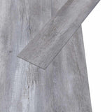 Tavole per Pavimenti 2,51 m 18 pcs PVC Legno grigio opaco