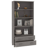 Credenza HAMAR in Legno Massello di Pino Grigio Chiaro