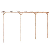 Pergola in Bambù 385x40x205 cm