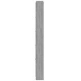 Scarpiera Grigio Sonoma 59x17x169 cm in Legno truciolato