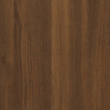 Scarpiera Rovere Marrone 59x17x150 cm in Legno truciolato