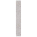 Scarpiera Grigio Cemento 59x17x108 cm in Legno truciolato