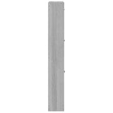 Scarpiera Grigio Sonoma 59x17x108 cm in Legno truciolato