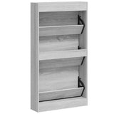 Scarpiera Grigio Sonoma 59x17x108 cm in Legno truciolato