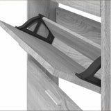 Scarpiera Grigio Sonoma 59x17x108 cm in Legno truciolato