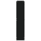 Scarpiera Nero 59x17x81 cm in Legno truciolato