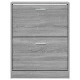 Scarpiera Grigio Sonoma 59x17x81 cm in Legno truciolato