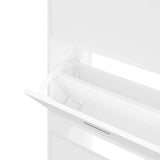 Scarpiera Bianca 63x24x147 cm in Legno truciolato