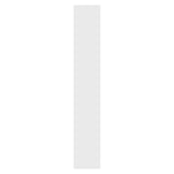 Scarpiera Bianco Lucido 63x24x147 cm in Legno truciolato