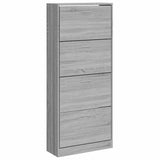 Scarpiera Grigio Sonoma 63x24x147 cm in Legno truciolato