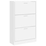 Scarpiera Bianca 63x24x103 cm in Legno truciolato