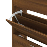 Scarpiera Rovere Marrone 63x24x103 cm in Legno truciolato