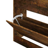 Scarpiera Rovere Fumo 63x24x81 cm in Legno truciolato