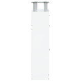 Scarpiera Bianco Lucido 63x24x104 cm in Legno truciolato