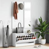 Set Scarpiere 3 in 1 Bianco in Legno truciolato