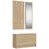 Set Scarpiera 3 in 1 Rovere Sonoma Legno Aggregato