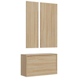 Set Scarpiera 3 in 1 Rovere Sonoma Legno Aggregato