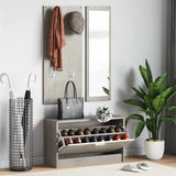 Set Scarpiere 3 in 1 Grigio cemento in Legno truciolato