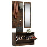 Set Scarpiere 3 in 1 rovere fumo in Legno truciolato
