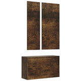 Set Scarpiere 3 in 1 rovere fumo in Legno truciolato