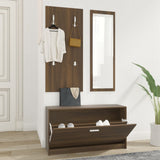 Set Scarpiere 3 in 1 rovere marrone in Legno truciolato