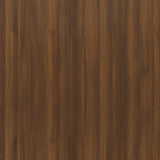 Credenza con 4 Cassetti 60x30,5x71 cm Rovere marrone