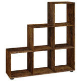Libreria a Scala Rovere Fumo 107 cm in Legno truciolato