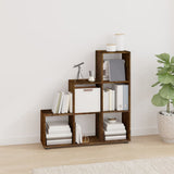Libreria a Scala Rovere Fumo 107 cm in Legno truciolato
