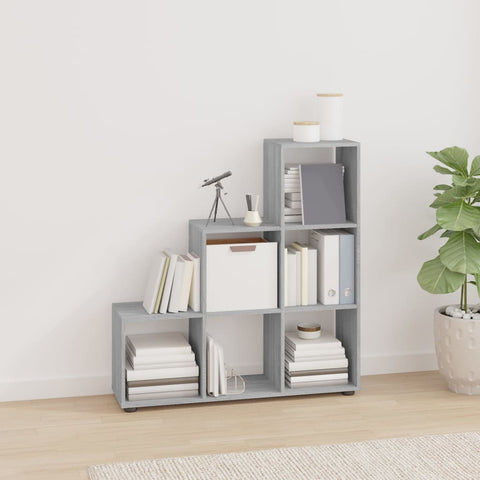 Libreria a Scala Grigio Sonoma 107 cm in Legno truciolato