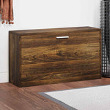 Scarpiera Rovere Fumo 80x24x45 cm in Legno truciolato