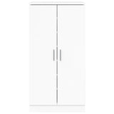 Scarpiera Bianco Lucido 55x35x108 cm in Legno truciolato