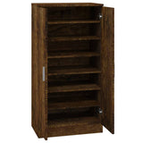 Scarpiera Rovere Fumo 55x35x108 cm in Legno truciolato