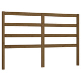 Testiera per Letto ambra 146x4x100 cm in Legno Massello di Pino