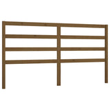 Testiera per Letto ambra 206x4x100 cm in Legno Massello di Pino
