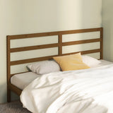 Testiera per Letto ambra 206x4x100 cm in Legno Massello di Pino