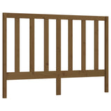 Testiera per Letto ambra 126x4x100 cm in Legno Massello di Pino