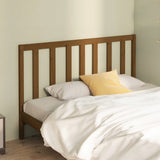 Testiera per Letto ambra 126x4x100 cm in Legno Massello di Pino