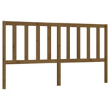 Testiera per Letto Ambra 186x4x100 cm in Legno Massello di Pino