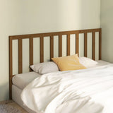 Testiera per Letto Ambra 186x4x100 cm in Legno Massello di Pino