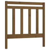 Testiera per Letto ambra 106x4x100 cm in Legno Massello di Pino